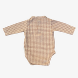 Tiny Cottons Plaid Bodysuit 0-3M