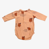 Tiny Cottons Orange Bodysuit 0-3M
