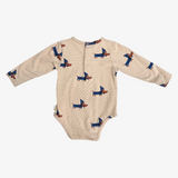 Beige bodysuit with puppies Tiny Cottons 12M