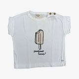 Camiseta blanca helado Búho 3M