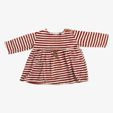 Bean's Barcelona pink striped dress 6-9M