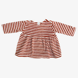 Bean's Barcelona pink striped dress 6-9M