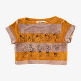 Camiseta manga corta rayas naranjas Bobo Choses 12-18M