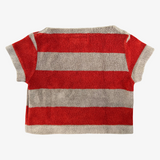 Red striped short sleeve t-shirt Bobo Choses 12-18M