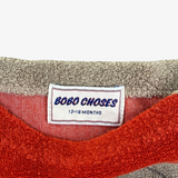 Red striped short sleeve t-shirt Bobo Choses 12-18M