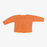 Micu Micu Orange Knit Cardigan 9-12M