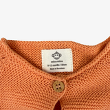 Micu Micu Orange Knit Cardigan 9-12M