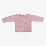 Pink Watercolor Wool Sweater Ducks 6-9M
