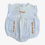 Pompon Bonnet romper 0-1M