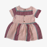 Bobo Choses Pink Striped Dress 6-12M