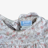Vestido beige con flores Jacadi 12M