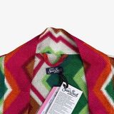 Kimono multicolor de rayas en zigzag SAINT BARTH TALLA ÚNICA