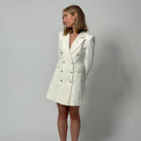 Lulus White Blazer Dress