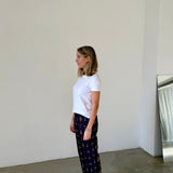 Pantalones lilas estampados Scalpers