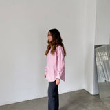 Sézane White and Red Striped Shirt