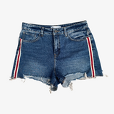 Shorts vaquero con bandas laterales ZARA 40