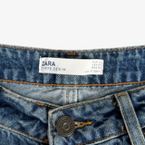 Shorts vaquero con bandas laterales ZARA 40