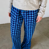 Pantalones de cuadros vichy azules Sophie and Lucie