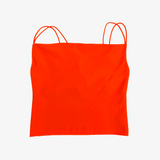 Top multiposición naranja fosforito ZARA XS