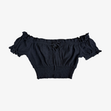 Crop top negro MAJORELLE S