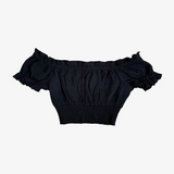 Crop top negro MAJORELLE S