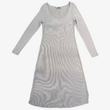 Vestido beige MANGO M