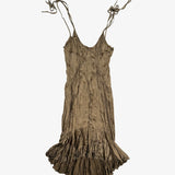 Just Cavalli Fitted Ruched Midi Dress