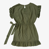 Vestido verde volantes ETOPHE STUDIOS M