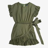 Vestido verde volantes ETOPHE STUDIOS M