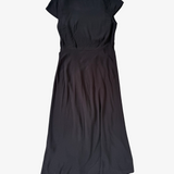 Vestido negro largo con cintas laterales & OTHER STORIES 36