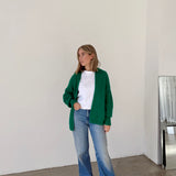 American Vintage Green Knit Cardigan