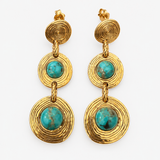 Aurélie Bidermann Turquoise Drop Earrings