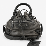 Balenciaga Giant Brogues Covered Pompon Bag