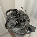 Balenciaga Giant Brogues Covered Pompon Bag