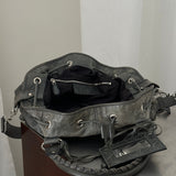 Balenciaga Giant Brogues Covered Pompon Bag