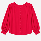 Bimani Fuchsia Long Sleeve Blouse