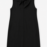 COS Black Sleeveless Bow-Neck Dress