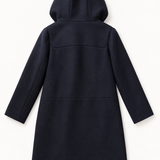 COS Navy Hooded Coat