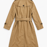 Comptoir des Cotonniers Beige Double-Breasted Trench Coat