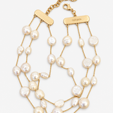Cult Gaia Multi-Strand Pearl Nayala Choker