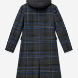 Desigual Check Hooded Coat