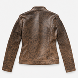 Desigual Distressed Leather Effect Jacket