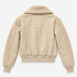 Desigual Shearling Detail Bomber Jacket
