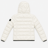 Ecoalf White Hooded Puffer Jacket