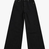 Essentiel Antwerp Black Wide-Leg Jeans