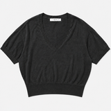 IRO Black V-Neck Knit Top