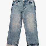 Jean wide leg dirty clear blue
