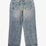 Jean wide leg dirty clear blue One Half 38