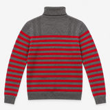 Lacoste Striped Turtleneck Sweater