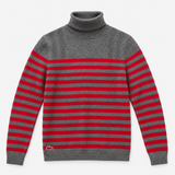 Lacoste Striped Turtleneck Sweater